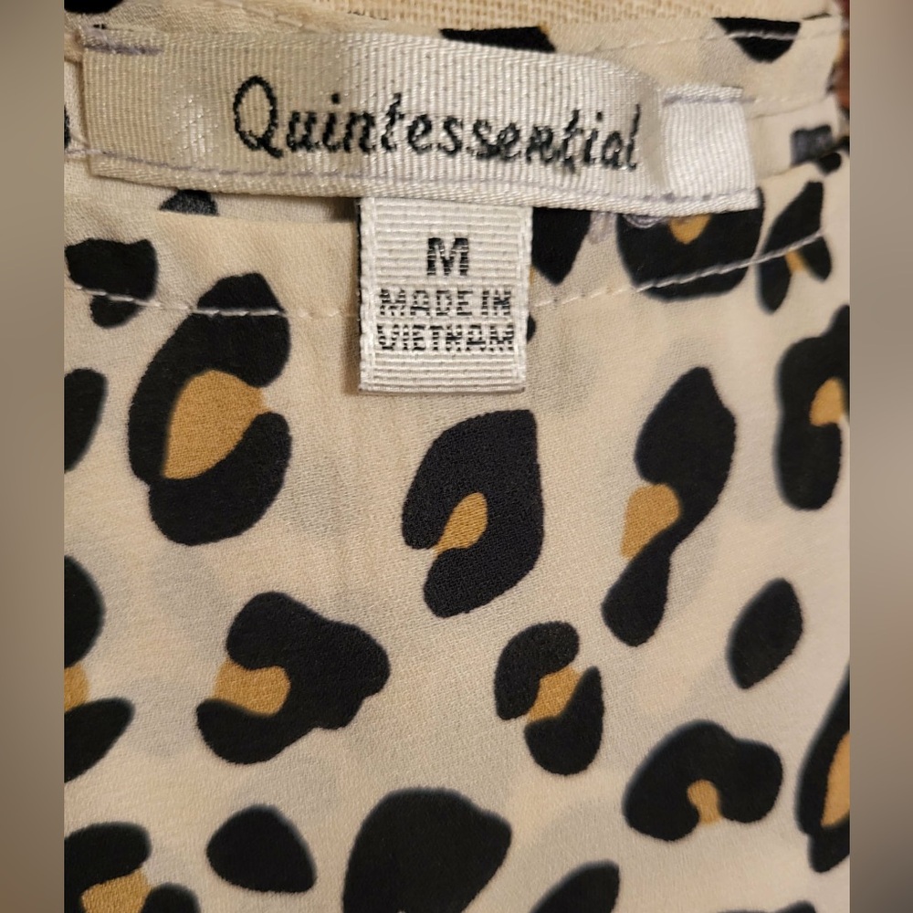 Leopard Print Women's Top - Picture 2 of 5